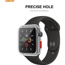 Enkay Apple Watch S 6/5/4/se 44MM Için Tpu Kılıf + Gl Film Apple Watch Serisi 6/5/4 / Se 44MM Için (Yurt Dışından)