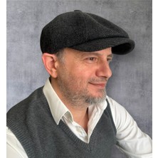 Serpilce Tasarım Erkek Ingiliz Model Kasket Şapka