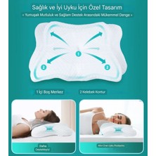 Xuda Ultra Ortopedik Fıtık Giderici Soğutma Yastığı, Ayarlanabilir Servikal Yastık Rahat Uyku, Için Konforlu Hafızalı Köpük Yastıklar Kırışık Giderici Güzel Bir Uyku Için, Ortopedik