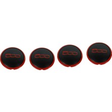 Kigiwaa 4 Adet 133MM Jant Kapağı 500C 500L Tekerlek Merkezi Hub Caps Amblem Etiket 68078419AC 68078421AC 51884863 (Yurt Dışından)
