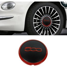 Kigiwaa 4 Adet 133MM Jant Kapağı 500C 500L Tekerlek Merkezi Hub Caps Amblem Etiket 68078419AC 68078421AC 51884863 (Yurt Dışından)