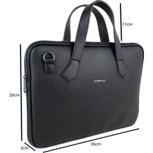 Derise Club Kadın Siyah Evrak Çantası 13,6 Inç Laptop Çantası
