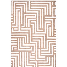 Ipek Mekik Halı La Pena 11507 Triko Akrilik ile Üretilen Lazer Kesim Modern Tarz Halı