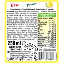 Freşa Premium Limonlu Vitaminli Maden Suyu 250 ml x 6 Adet