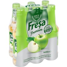 Freşa Premium Yeşil Elmalı Vitaminli Maden Suyu 250 ml x 6 Adet