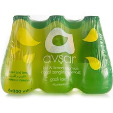 Avşar Kivi Limon Aromalı Maden Suyu 200 ml x 6 Adet