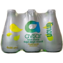 Avşar Limon Aromalı Maden Suyu 200 ml x 6 Adet