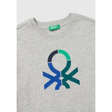 United Colors Of Benetton Erkek Çocuk Uzun Kol Tshirt 10JN