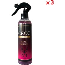 Croc Oda Kokusu No:4 Gizli Bahçe 3 x 400 ml Sprey Şişe