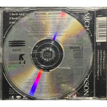 CD Michael Jackson Earth Song 2 Şarkılık Maxi Single CD