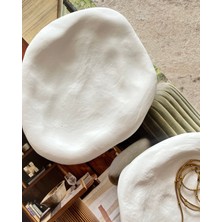 Mandalin Art Studio Dekoratif Asimetrik Şekilli 2’li Dekoratif Tabak, Takı Tabağı