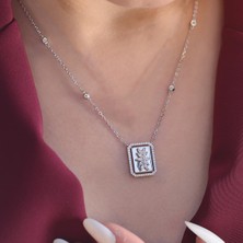 Necati Gün Frame 925 Ayar Gümüş Kolye