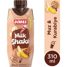 Dimes Milkshake Çikolata ve Kurabiye Aromalı Muzlu 310 ml