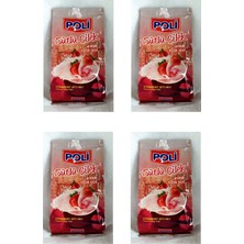 Poli Toz Içecek Sütlü Çilek 250 gr x 4 Adet