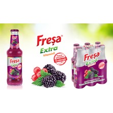 Freşa Extra Karadut Frenk Üzümü Aromalı Maden Suyu 200 ml x 6 Adet