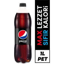 Pepsi Max Şekersiz Kola 1 lt x 6 Adet