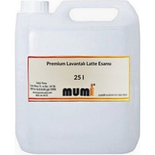 Premium Lavantalı Latte Mum Esansı 25 Litre