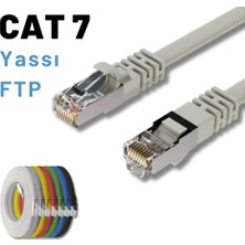 Irenıs 3 Metre Cat7 Kablo Yassı Ftp Ethernet Network Lan Ağ Kablosu