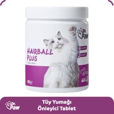 Dr. Paw Hairball Plus Kediler için Glütensiz ve Şekersiz Tüy Yumağı Engelleyici Çiğnenebilir Tablet (60 adet, 90 gr)