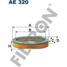 Filtron AE320 Hava Filtresi Honda Civic 92-94 17220PM3Y01