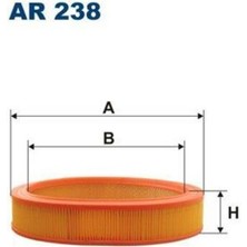 Filtron AR238 Hava Filtresi Ford Cortına-Escort Iı 73-81-Scorpio-Sierra-Taunus 71HF9601HB