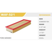 Winkel WAF-521 Hava Filtresi Mondeo I 93-1.8td Kolı: 20 Ad