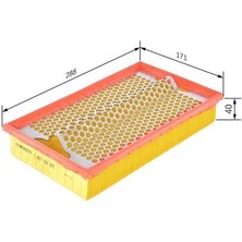 Bosch 1457429875 Hava Filtresi Mercedes OM601 190 W201 W124 S124 6010940404