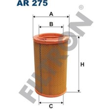 Filtron AR275 Hava Filtresi Megane I 1.6l 01 96- Renault 19 1.4 01 88 12 92 Renault 21 Concorde 7701348175