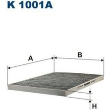 Filtron K1001A Polen Filtresi Omega B 94-03 Karbonlu 1808618