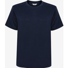 Erkek Timeless Lacivert Tişört Pijama Üstü