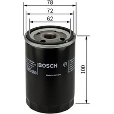Bosch 0451103111 Yağ Filtresi Doblo Brava Bravo Fiorino Tempra Tipo Uno Slalbea Palio Punto Marea Panda Stilo 5984044