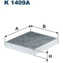 Filtron K1409A Polen Filtresi Hyundai Kona Tucson 2018-KIA Rio Stonic Soul Sportage 2015-KARBONLU 971331R000