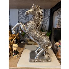 Atak Dekoratif Şahlanan At Biblo Polyester