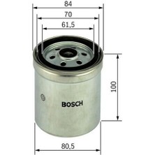 Bosch 1457434123 Yakıt Filtresi Mercedes 190 W201 88-93 W202 93-00 W124 89-93 W210 96-99 W461 97-Sprinter 95-00-Ssangyong Korando 96-97 H35WK02D87