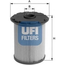 Ufı 26.693.00 Yakıt Filtresi Master Iı 2.2dcı-2.5dcı-3.0dcı-Trafic Iı 1.9dcı-2.5dcı 01-Movano Delphı Yuva 7701206928