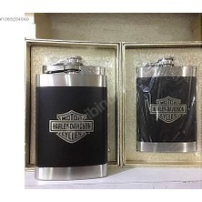 Narnuga Harley Davidson Matara 8 Oz (240 Ml) Içki Viski Konyak Matarası - MCT4165-2806