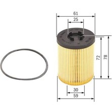 Bosch 1457429178 Yağ Filtresi Astra-Serisi Ic 99-02 G Vectra B C Omega B Zafira A 1.8 16V 2.5 V6 3.0 V6X18XE Z18XE 90536362