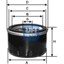 Ufı 23.169.00 Yağ Filtresi Uno 45-Panda-Tempra Alfa 145-146-164-IBIZA I-Terra 4434791