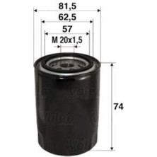 Valeo 586017 Yağ Filtresi Hyundai Accent 1990-2012 Getz 2002-2012 1.1 Elantra 1996-2011 Matrı1.6 Kia Ceed 1 2630035530