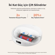 Roborock Q8 Max Plus Çöp Istasyonlu Akıllı Robot Süpürge Beyaz