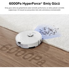 Roborock S8 Sonic Mopping Akıllı Robot Süpürge S8 Beyaz