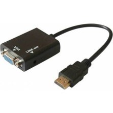 To VGA Ses Çıkışlı Hdmı To VGA HDMI Dan VGA HDMI VGA Çevirici