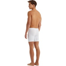Erkek Pamuk Elastan Retro Boxer Tender Cotton 9216 - Gri Melanj