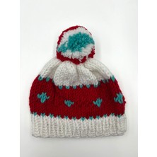 Merlin Knit El Örgüsü Ponponlu Yünlü Çocuk Bere