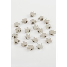 Bijuteri Net 0,8 mm Kalp Ara Aparat 20 Adet