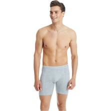 Blackspade Erkek Pamuk Elastan Retro Boxer Tender Cotton 9216 - Gri Melanj