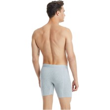 Blackspade Erkek Pamuk Elastan Retro Boxer Tender Cotton 9216 - Gri Melanj