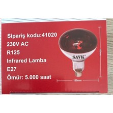 Baltaş Küpe 1 adet Baltaş Küpe Infrared Isıtıcı Lamba (250W) -Kırmızı