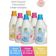 Aktif Kapsül Teknolojili Çamaşır Yumuşatıcısı 6 x 1040 ml 264 Yıkama