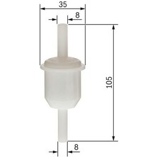 Bosch 0450904058 Yakıt Filtresi Corsa C Escort Jetta Polo Golf Lt 28 34 82425649